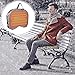 Thyle 2 Pcs Tree Stand Hunting Heated Seat Cushion Portable Waterproof Hunting Seat USB Comfortable Foldable Warm Seat Pad Power Bank Not Included for Hunting, Ice Fishing, Camping (Reed Camouflage)