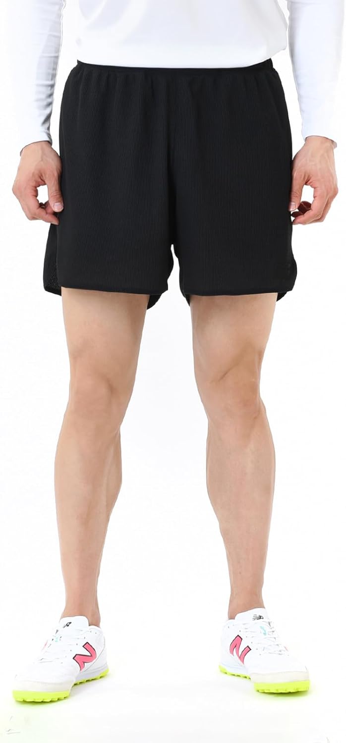 Amazon | [ニューバランス] メンズ ポリワッフルショーツ (AMS45284