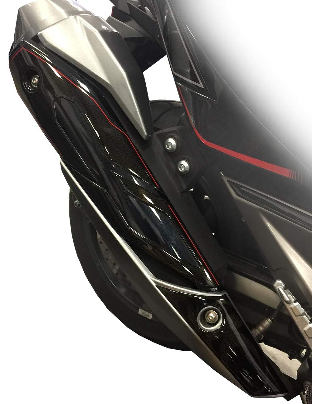 Adesivi Protettivi Per Scooter Kymco AK 550 - Resinati, Effetto 3D, Impermeabili, Made In Italy - Foto 8