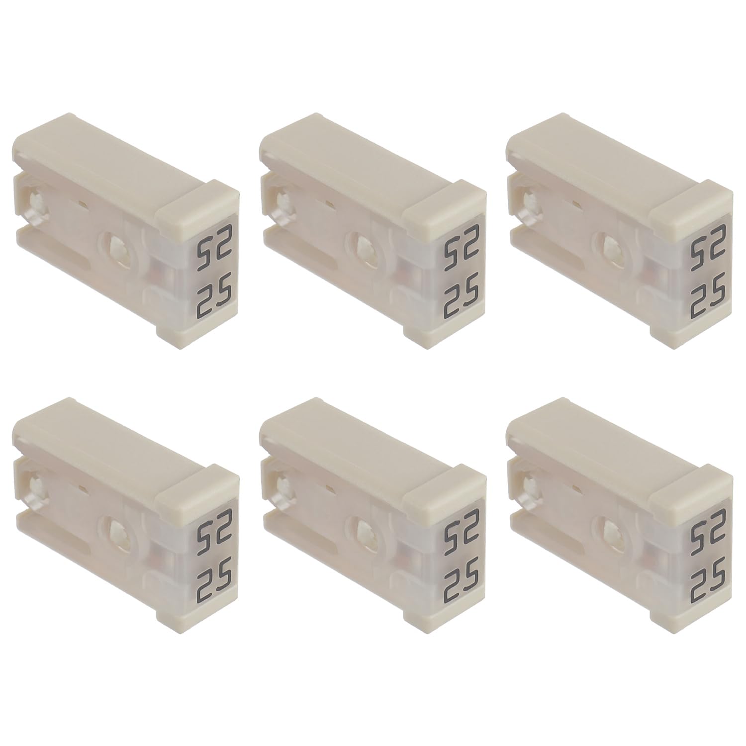 15A 20A 25A 30A 40A 50A 60A 32V Mini Slotted Automotive MCASE Shaped Cartridge Fuse Kit(Pack of 14pcs) — Amazon image 13