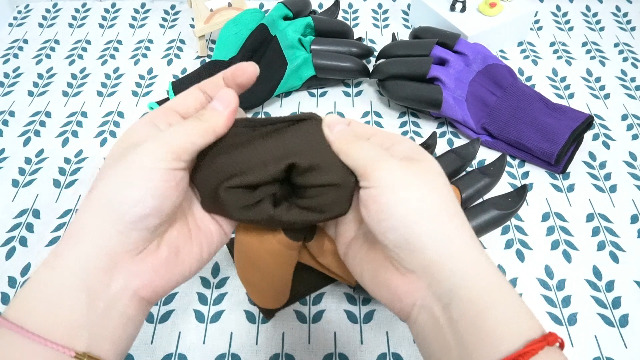 Gants De Jardin Avec Griffes, Gants De Jardinage Rapides Et Faciles à Creuser Et à Planter, Gants De Jardin Pour Femme, Cadeau (marron 4 Griffes