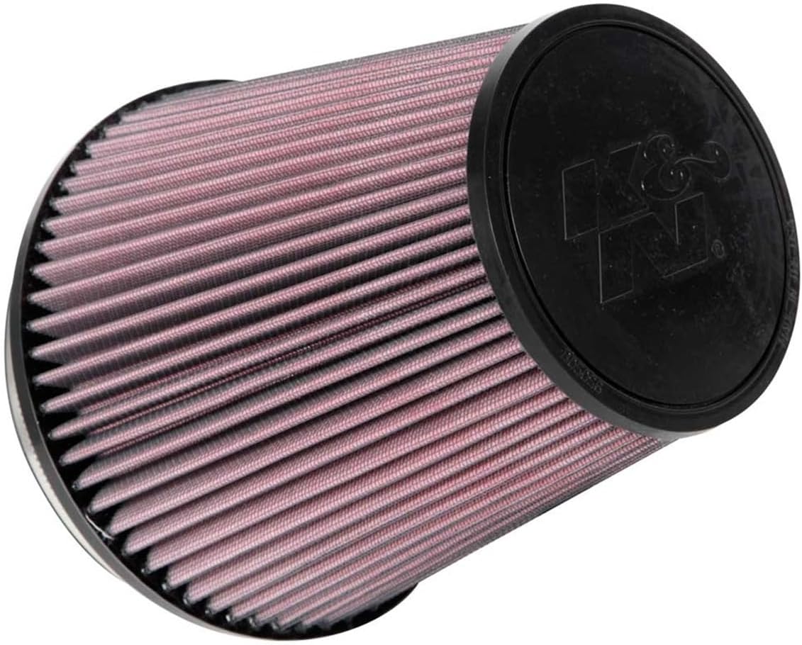 K&N Universal Clamp-On Air Intake Filter: High Performance, Premium, Washable, Replacement Flange Diameter: 6 In, Filter Height: 7.5 Length: 1 Shape: Round Tapered, RU-1041