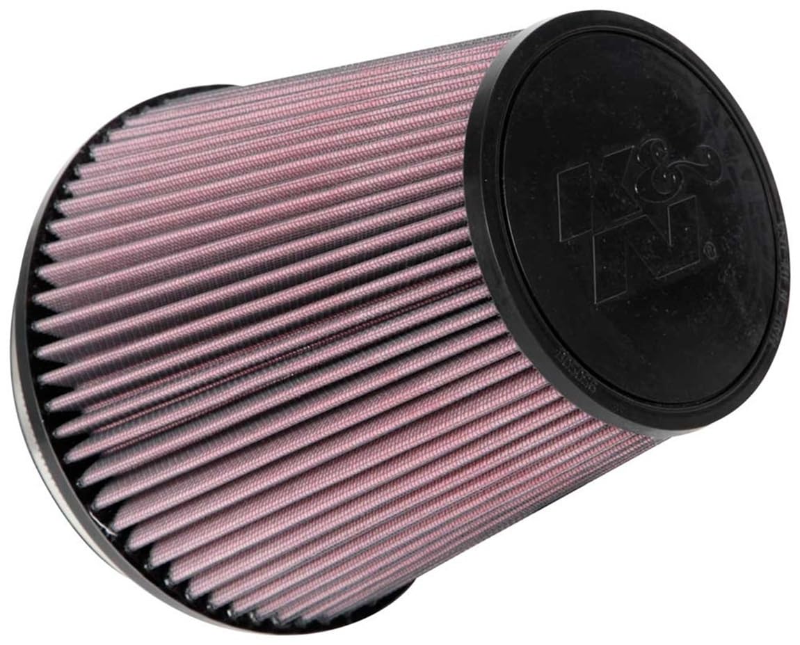 K&N High-Flow Original Lifetime Universal Clamp-On Air Filter: High Performance, Premium, Washable: Flange Diameter: 6 In, Filter Height: 7.5 In, Flange Length: 1 In, Shape: Round Tapered, RU-1041