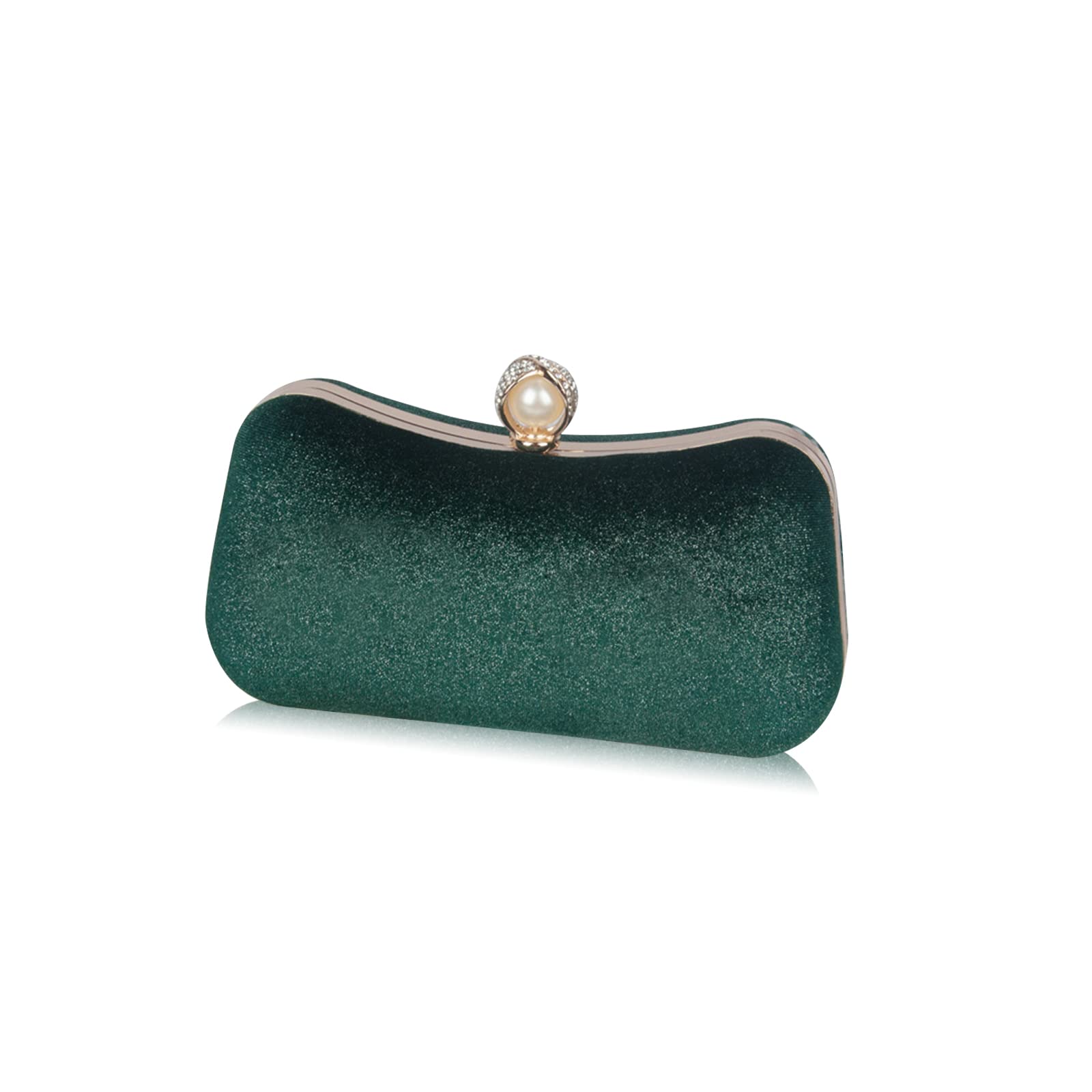 CORIOS Fluwelen avondtas voor dames, sprankelende strass clutch, bruidstas, charmante glinsterende handtas, elegante crossbody-tas, schoudertas voor bruiloft, banket, cocktail, bal, feest, wijnrood