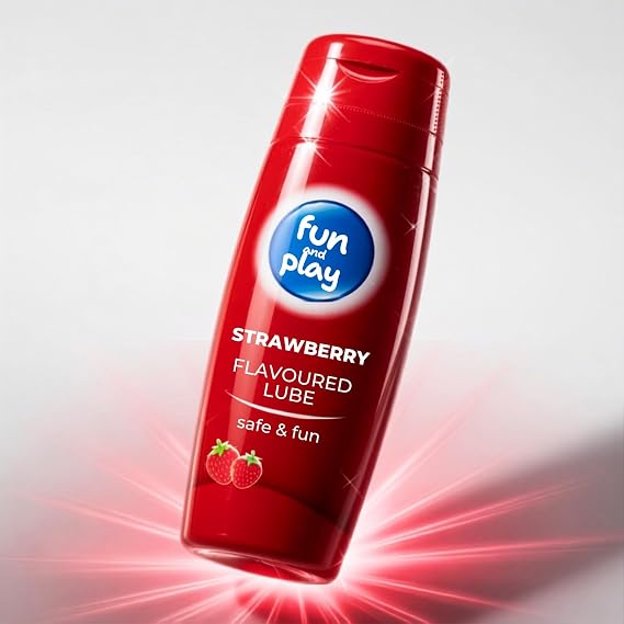 Play&Fun Flavoured Lubricant Gel Set of 3, Cherry Strawberry Tingle 75ml