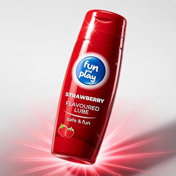 Play&Fun Flavoured Lubricant Gel Set of 3, Cherry Strawberry Tingle 75ml
