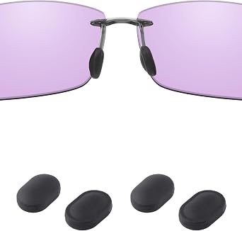 Soft Silicone Anti-Slip Replacement Push-in Nose Pads for Maui Jim Lighthouse/Sugar Beach/Breakwall Sunglass