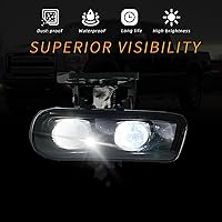 Vista 2 de Faros antiniebla LED compatibles con GMC Sierra 1999-2002 [2000 2001 2002 2003 2004 2005 2006 GMC Yukon] luces antiniebla de conducción