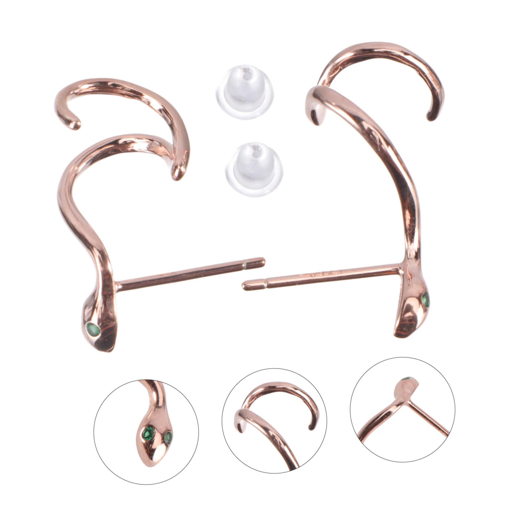 GALPADA 3pares Pendientes De Serpiente De Accesorios De Fiesta Para Mujer Elegantes y Joyería De
