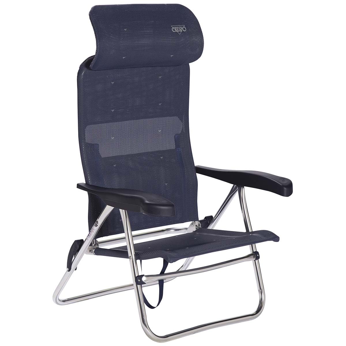 Crespo - Fauteuil de Plage - AL/205 - Compact - Bleu foncé
