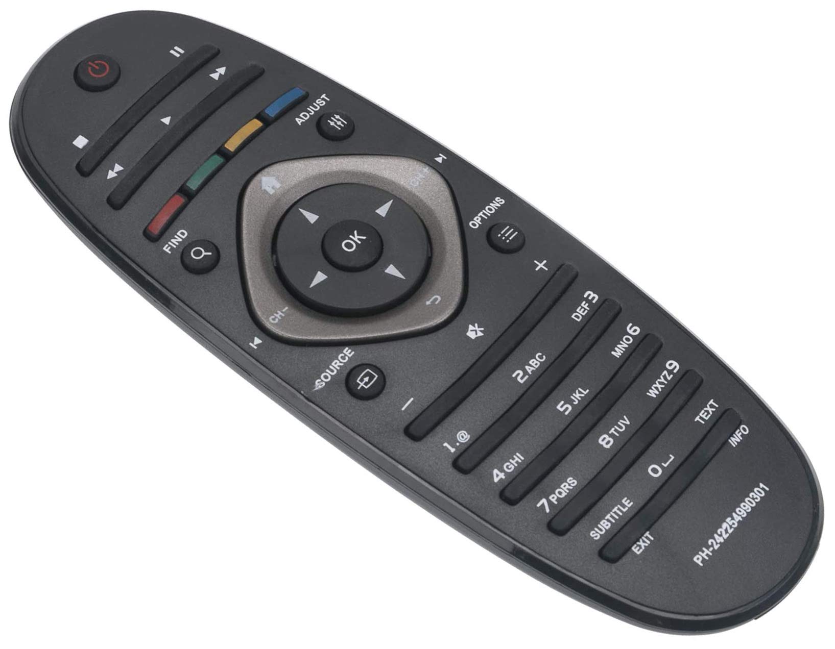 Ersatz-Fernbedienung Für Philips Smart TVs – Kompatibel Mit Vielen Modellen (z.B. 32PFL5406H/12)
