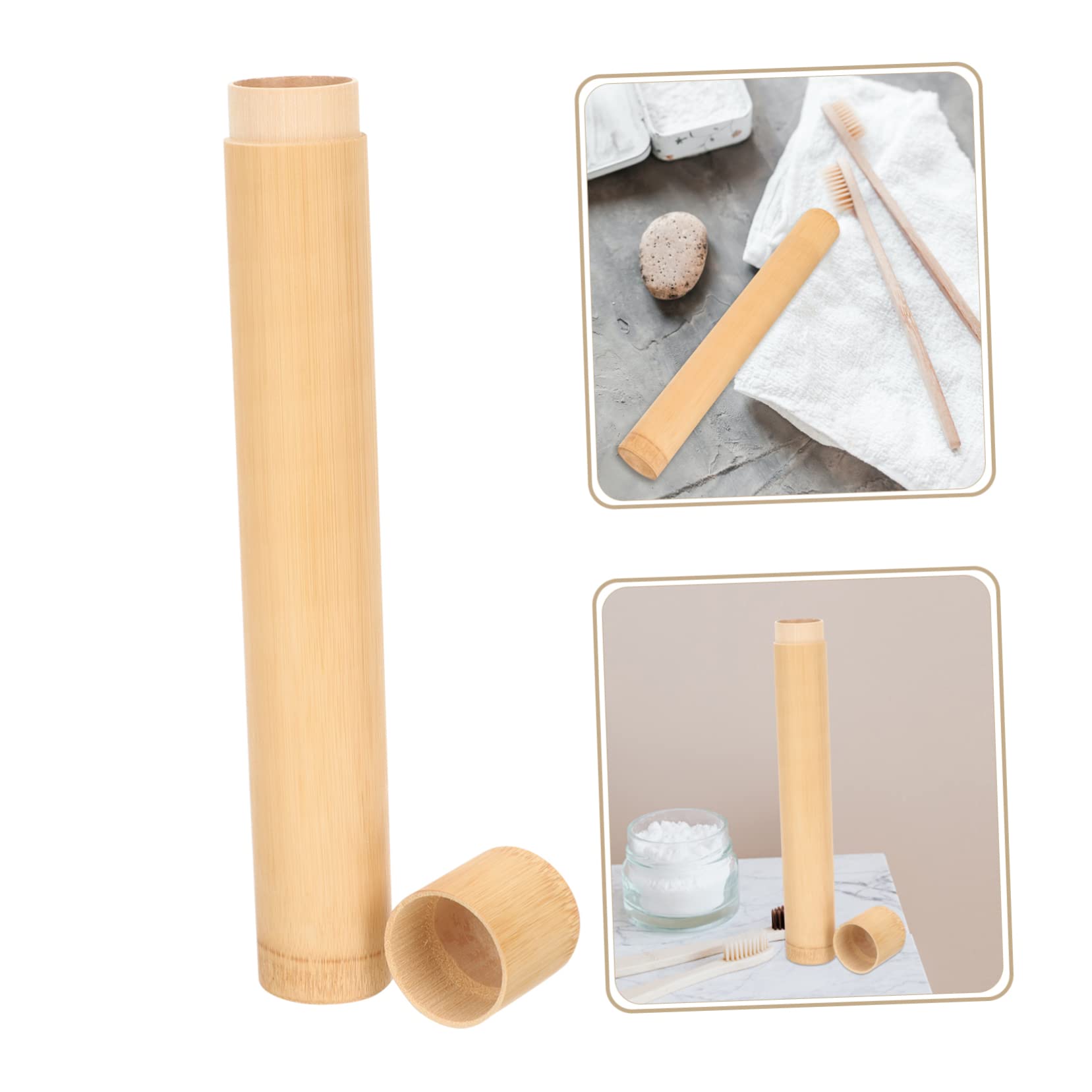 FOMIYES 5 Pezzi Porta Spazzolino Denti Portatile In Viaggio Spazzolino Denti Extra Morbido Porta Spazzolino Viaggio Pratico Astuccio Per Spazzolino
