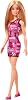 Barbie Removable, one-shoulder, pink dress and plain blonde haired doll with logo printed shoes, HRH07