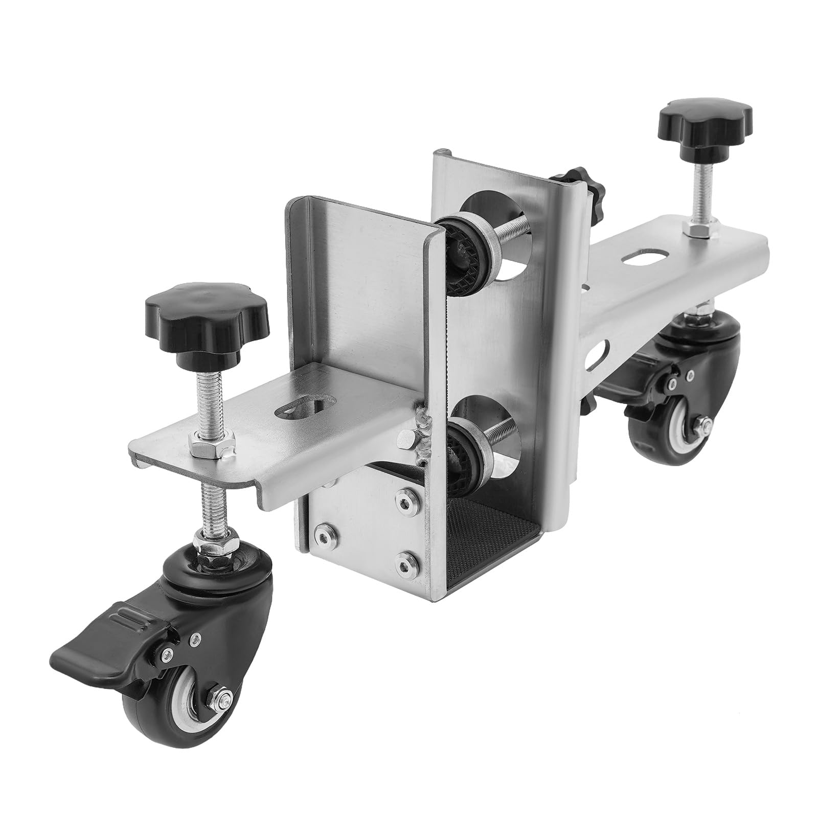 Dodoam Door Installation Tool, Installation Tool for Doors 1.375 to 2.25 Inches Thick, 2 in 1 Heavy Door Dolly and Door Board Lifter,300lbs,Door Hanging Jig Kit with wheel brakes(2 Pcs)