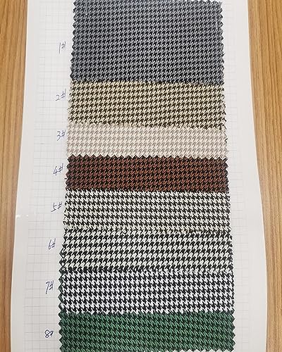 Men's Houndstooth Suit Jacket Slim Fit Two Buttons Notch Lapel Formal Blazer Sport Coat4