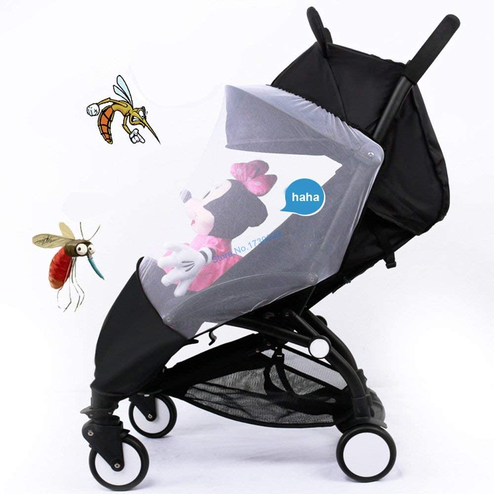 A K Homes-Top Quality Car Bug Mosquito Net Insect Shield Accessories for Baby Stroller Babyzen YOYO Plus Carriage Pram Buggy