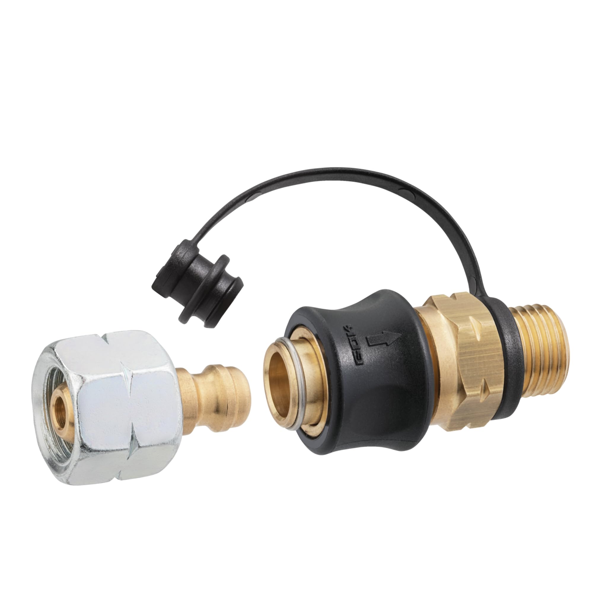 GOK Kit de coupleur enfichable SKU-QR PS5bar G1/4 LH-KN x SKU et STN x G1/4 LH-UEM - Accessoires de haute qualité pour une alimentation en gaz précise !