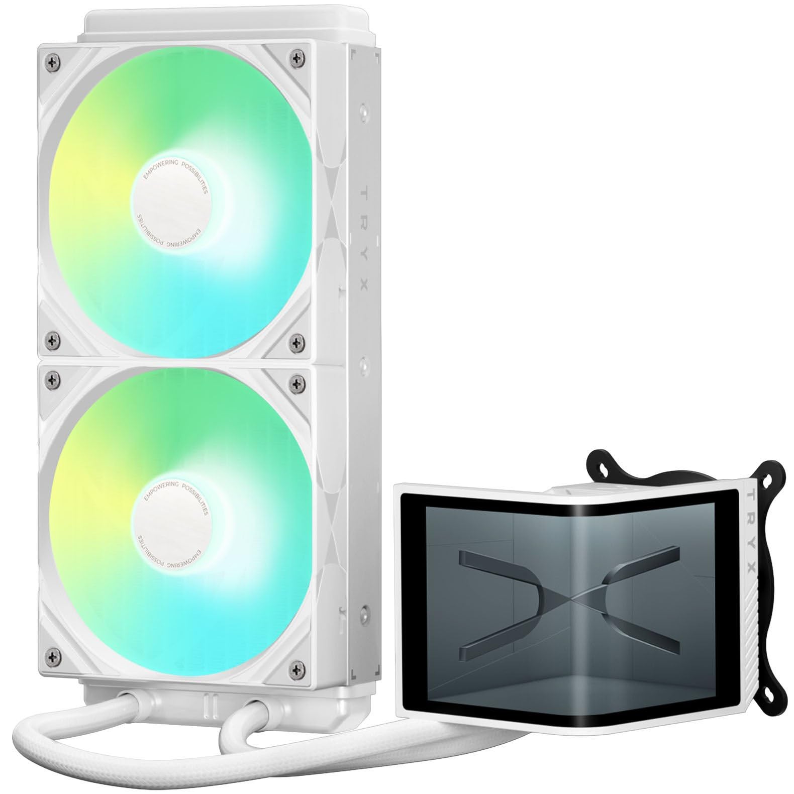 Amazon.co.jp: TRYX Panorama SE 360 | 360mm AIO White 6.5