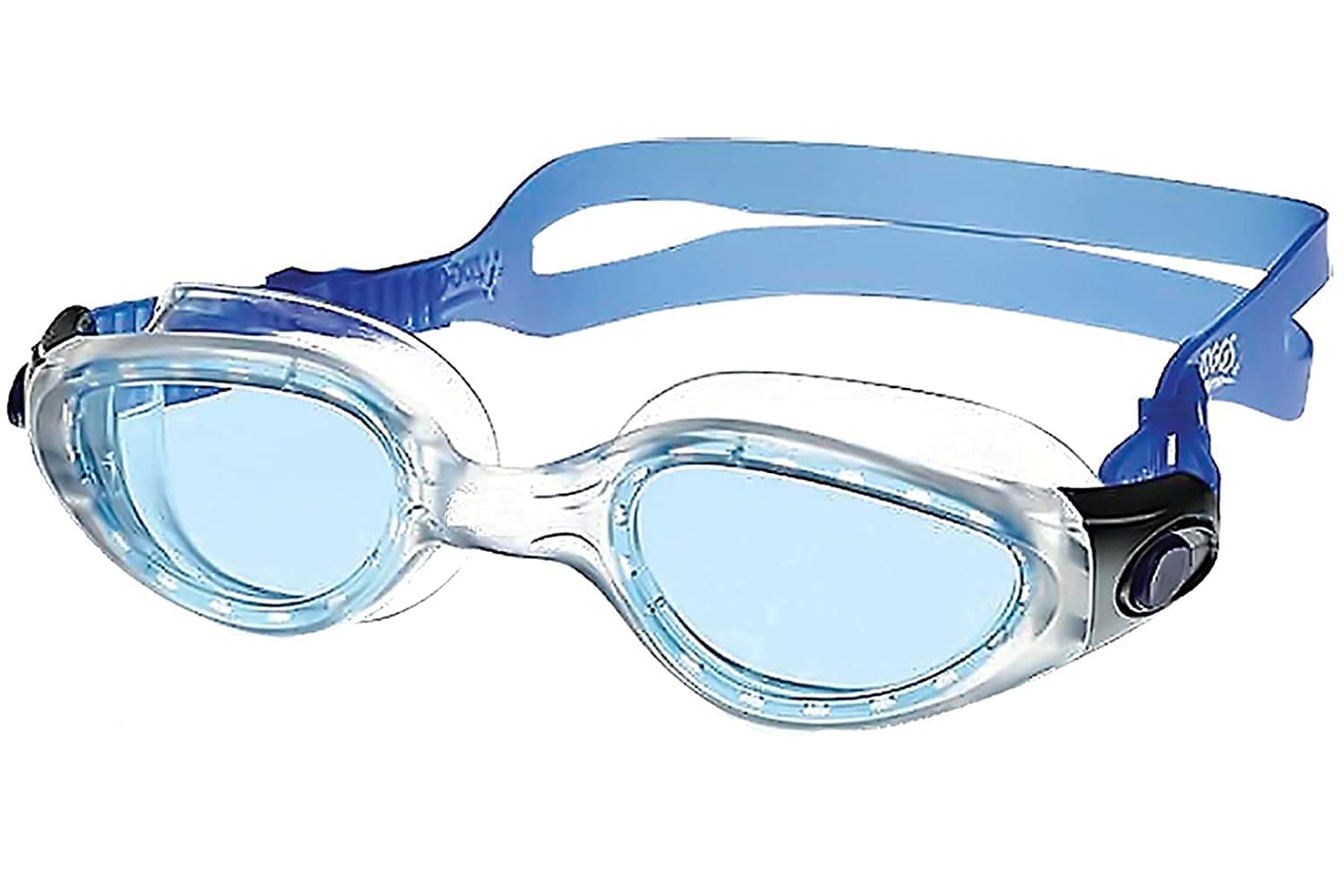 SKMT NEVER LOSE UNTIL YOU WIN Clear Anti Fog and UV Protection Silicone Swimming Goggles with Ear Plugs For Adults & Kids 3