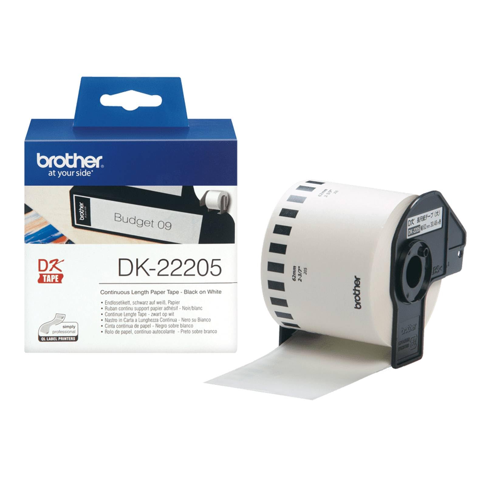 Brother DK-22205 Dk Adhesive Labels