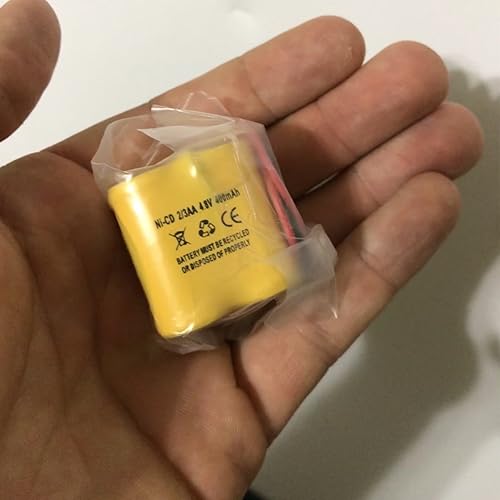 Miniatura 4 de Paquete de 5 unidades D-2/3AA400MAH BL93NC484 MK Power MH29673 CUSTOM-196 Dantona BST Batería 4.8V OSA162 ANIC1361 4.8v 400mAh Ni-Cd Reemplazo de