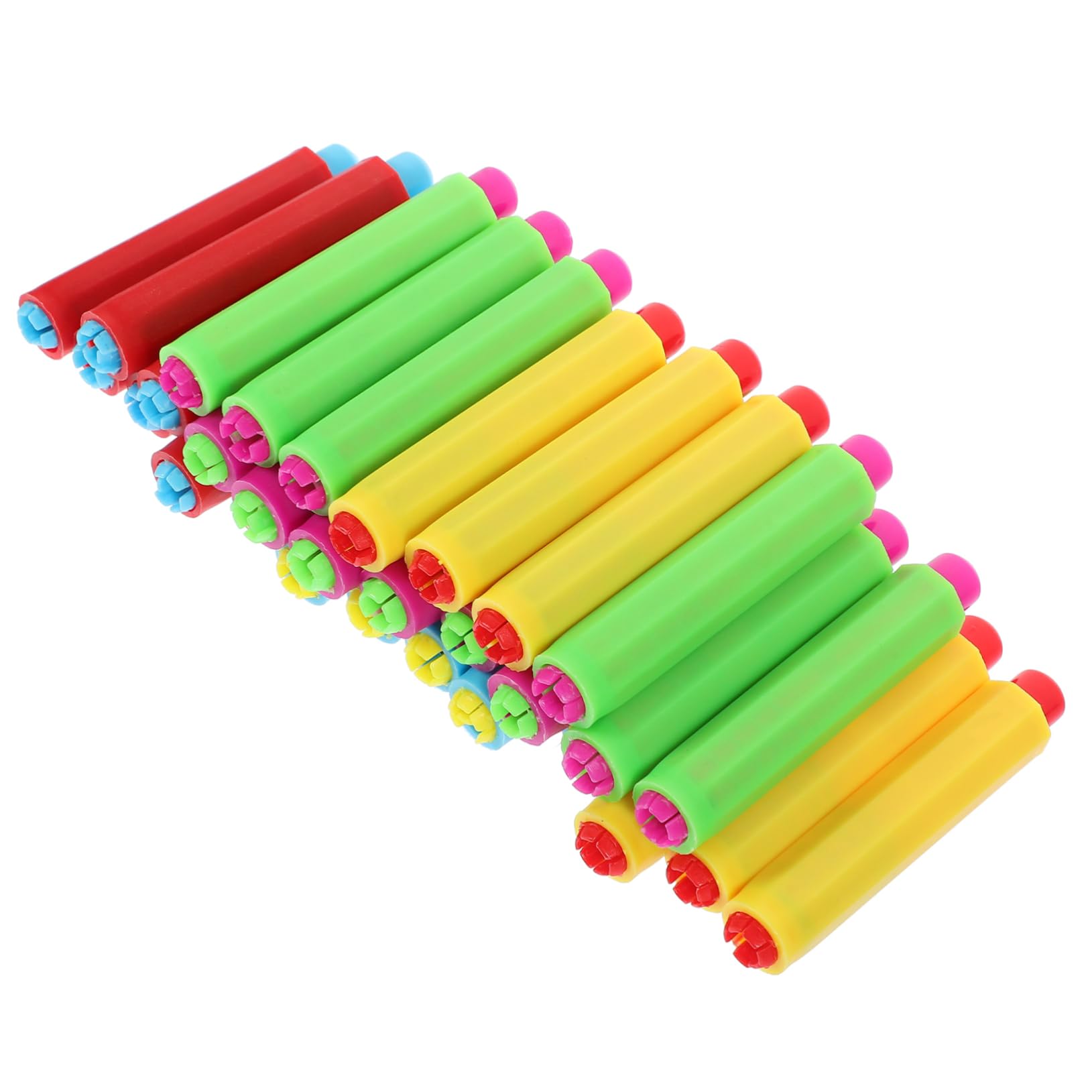 YARNOW 4 Set Gessetti Regolabile Clip Per Gessetti Colorati Per Aula 30 Pezzi * 4