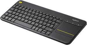 Logitech K400 Plus sans fil tactile TV clavier – US INT’L QWERTY