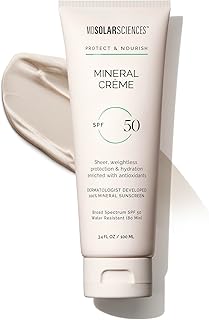 MDSolarSciences Face and Body Sunscreen, SPF 50, Mineral Sunscreen for Kids and Adults, Water-Resistant Up to 80 Minutes, ...