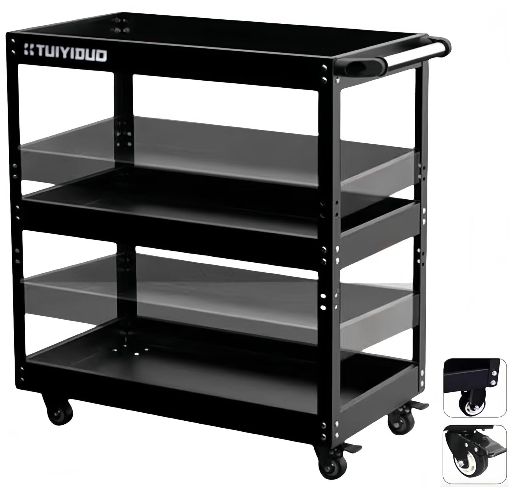 Amazon.co.jp: TUIYIDUO 三段 【耐荷重200kg】合金鋼 ツールカート