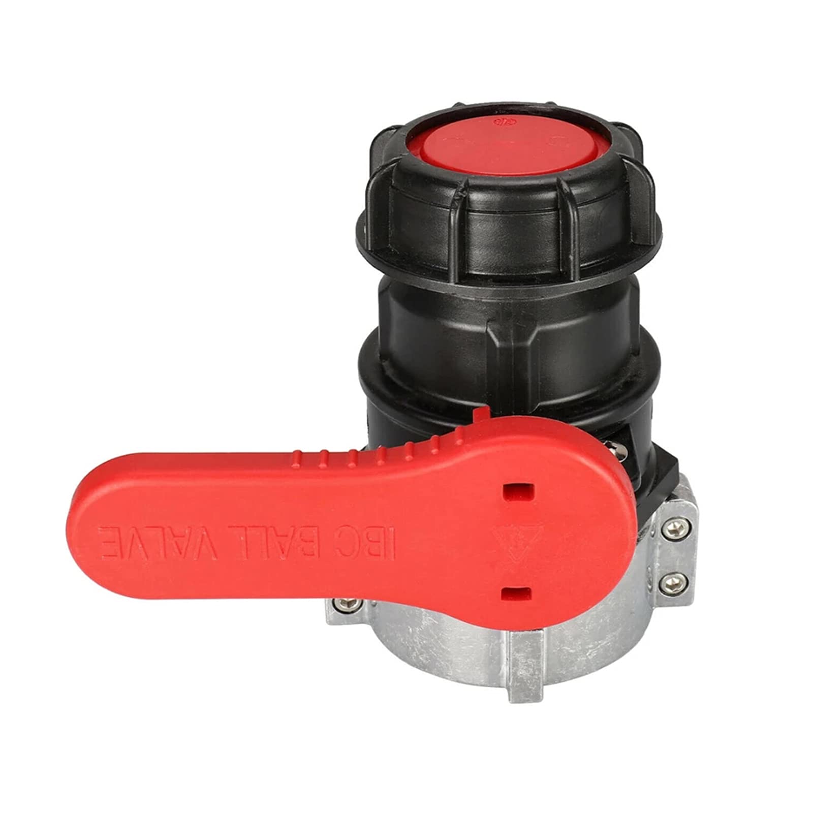 IBC, zawór kulowy, adapter odpływowy, części przyłączeniowe, do ogrodu, kranu, wylot śrubowy, wąż do zbiornika na deszczówkę DN50 (75 mm)