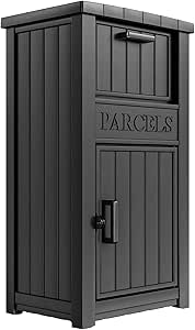 Large Waterproof Lockable Parcel Drop Box for Porch and Curbside