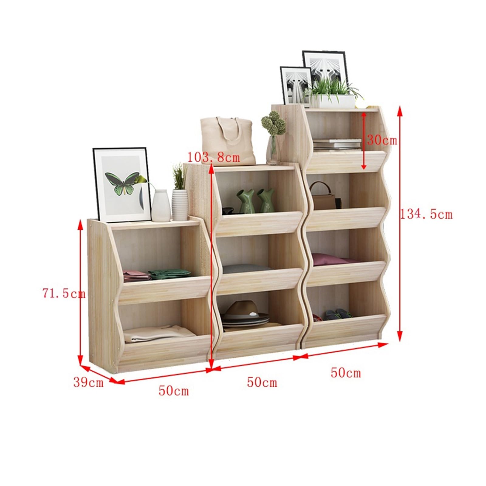 Libreria Scaffale for libri dal pavimento al soffitto, soggiorno, combinazione di armadietti a griglia, stoccaggio, piccola libreria for uso domestico(M)