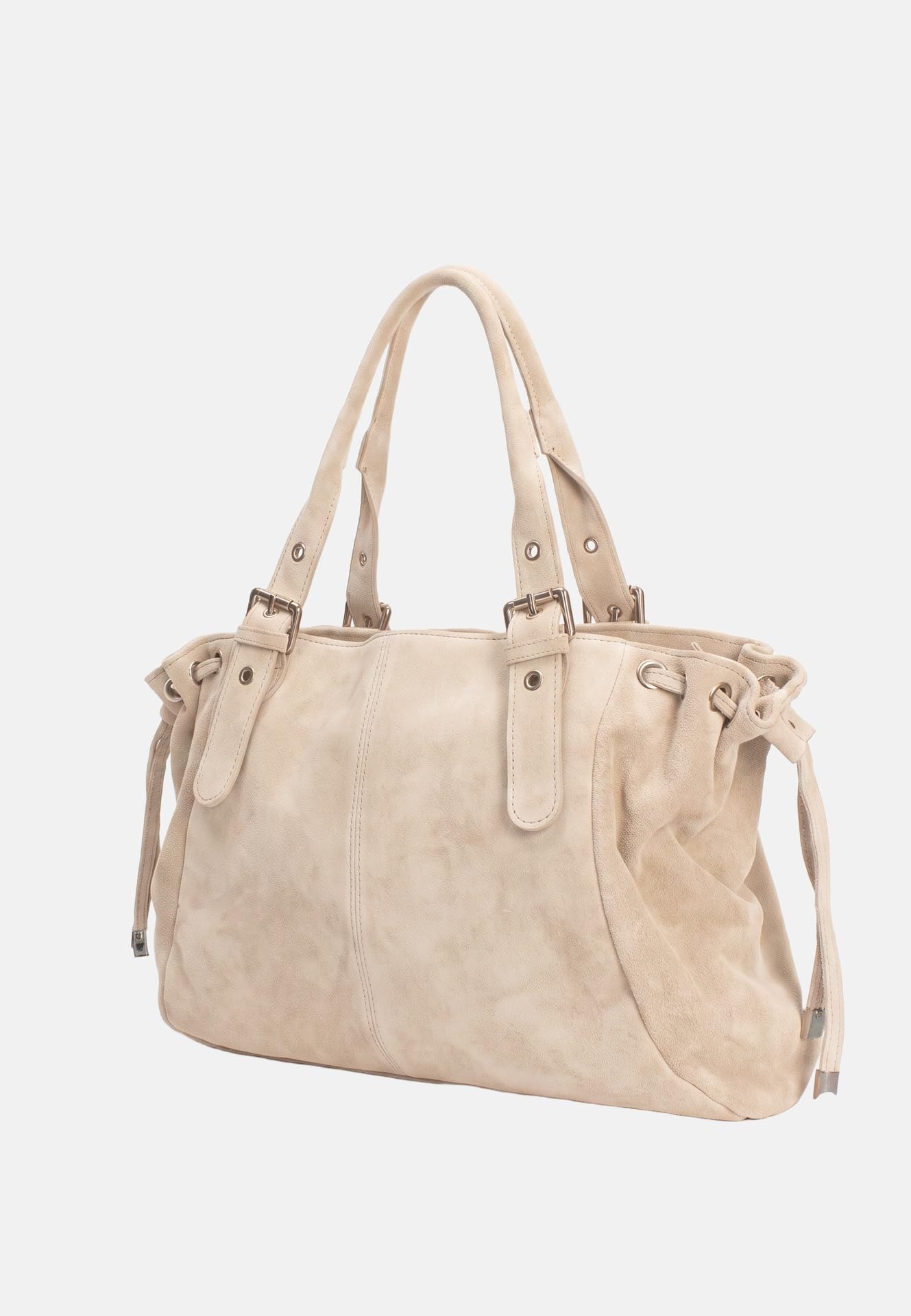 Gave Lux Damska zamszowa torba na ramię 41 x 28,5 x 20 cm GLX22011023FBG