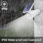 Maclean Dummy Camera with LED Light Surveillance Camera PIR Motion Detector Dummy Camera Solar Powered Suitable for Outdoor IP66 Waterproof - Image 7
