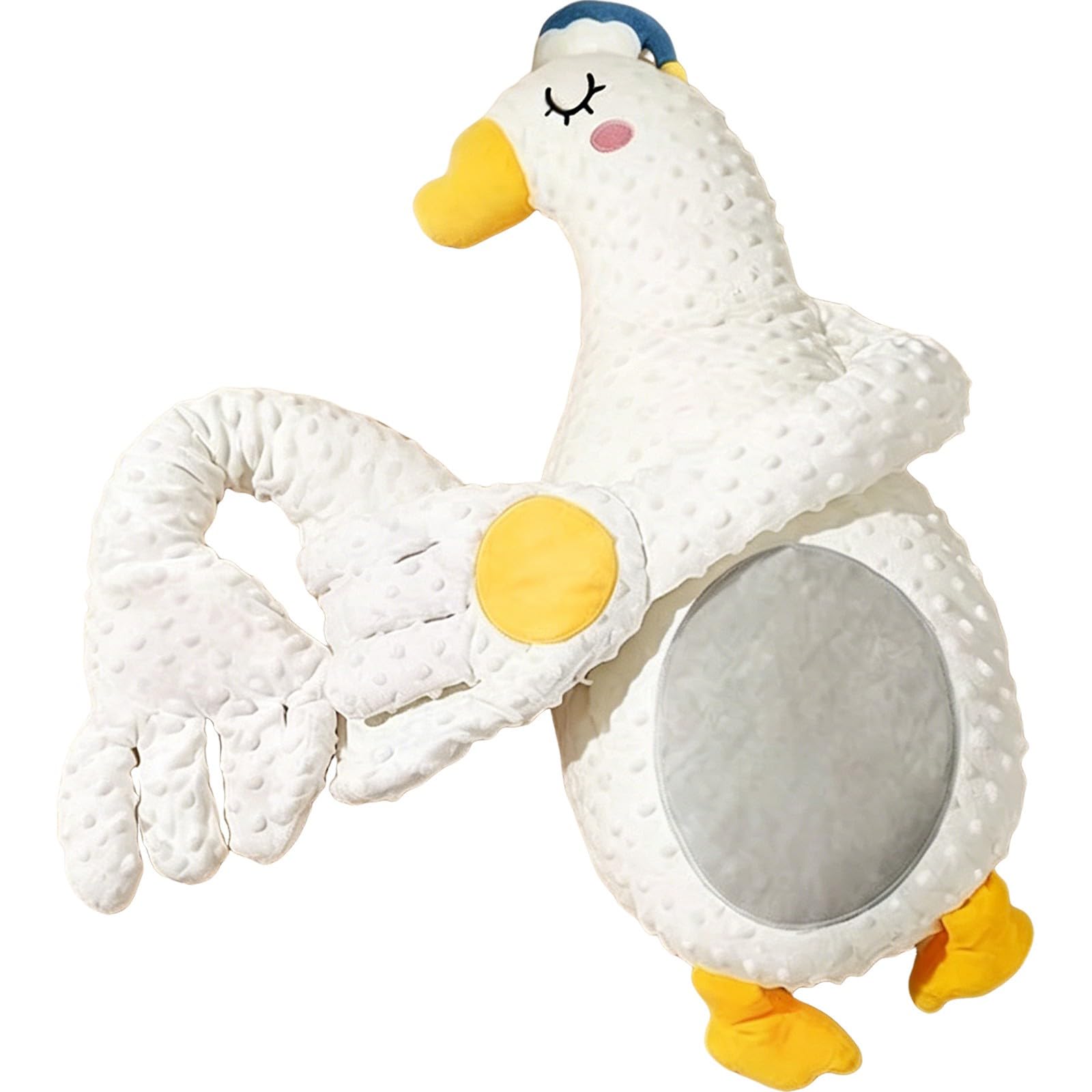 Calming Plush Bunny Sleep Helper with Remote Patting & Vibration,F