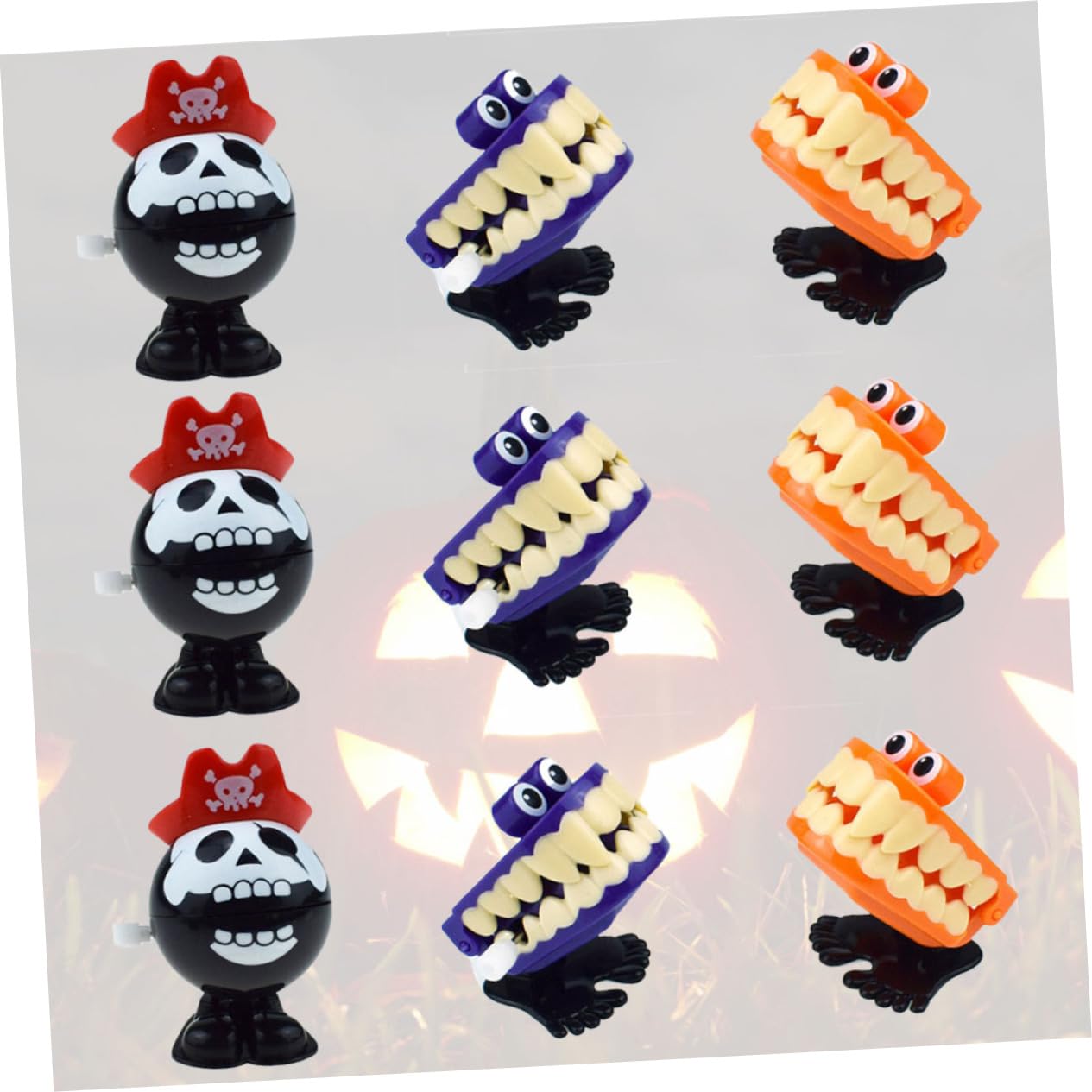 YARNOW 27 Stck. Teiliges Halloween Aufziehspielzeug Bunte Hüpftiere Lustige und Junge Mädchen Spiele Leichtes Lernspielzeug für Party und Alltag