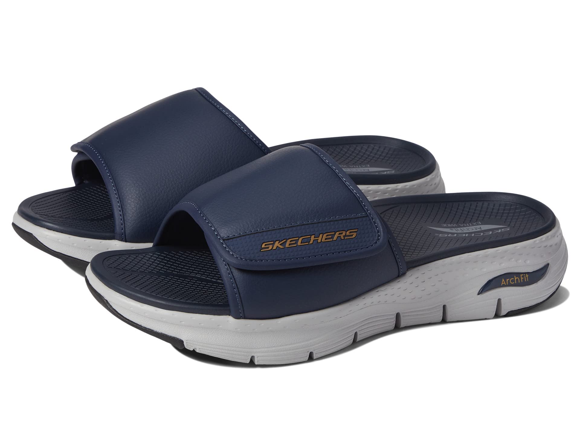 SkechersGowalk Arch Fit Athletic Hook and Loop Outdoor Walking River  Hiking Sandals mens Fisherman Sandal