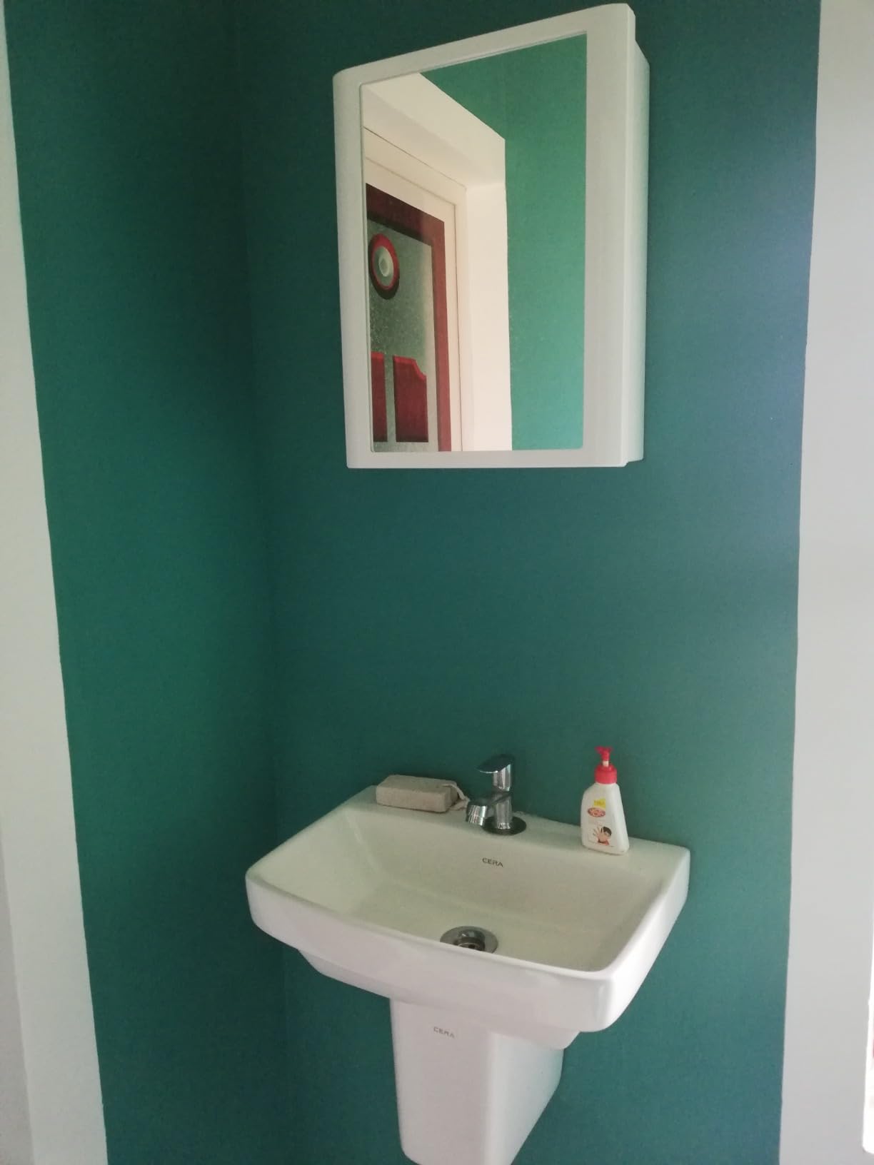 Buy WATERTEC Plastic Bathroom Mirror (White) Online at Low