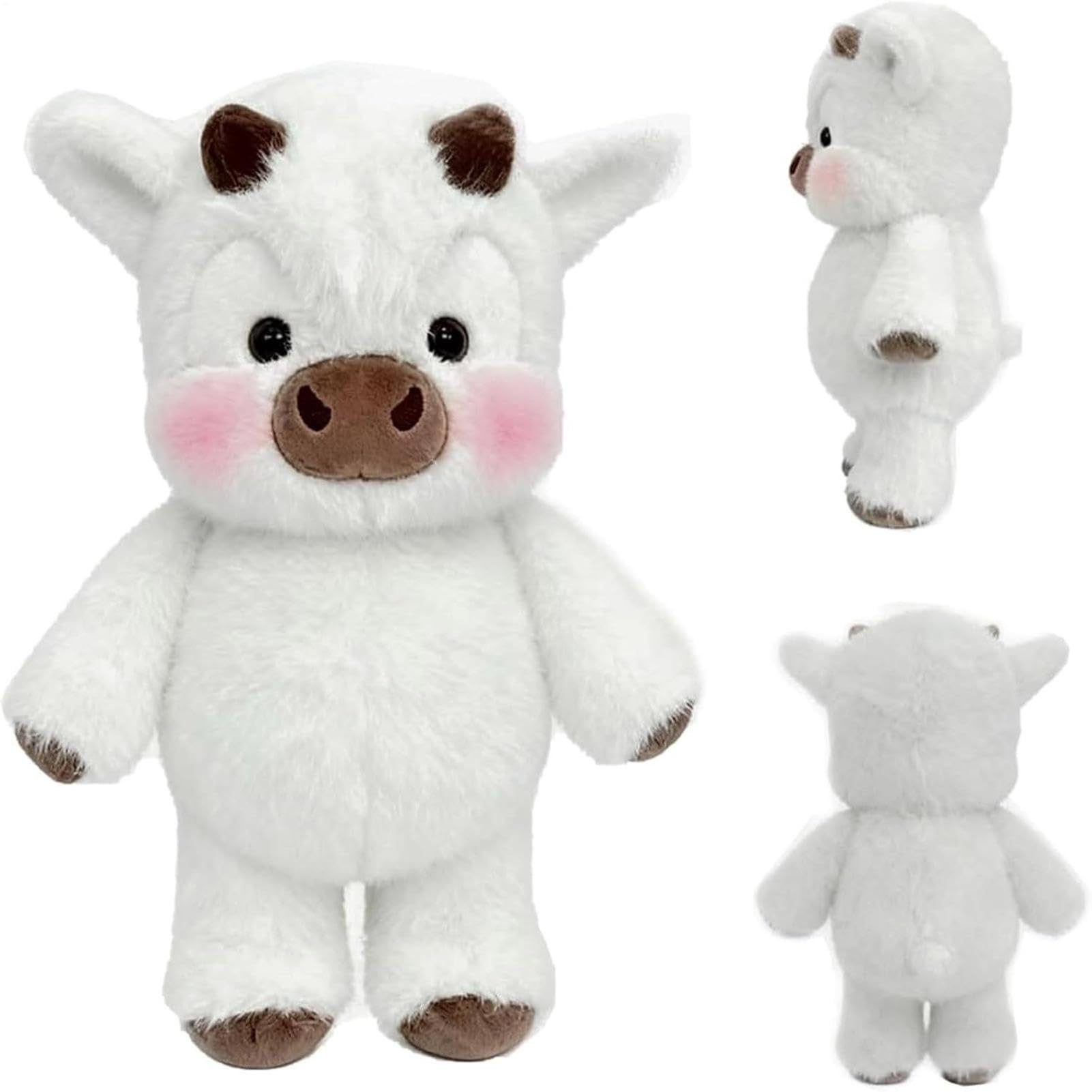 Genérico Peluche de Vacas de Las Highlands Corriendo, 45 cm Adorable Peluche Vacas Highlands Que Corre, Peluches de Ganado de Las Highland, Cojines de Animales, para sofá, Coche(A) — view 8