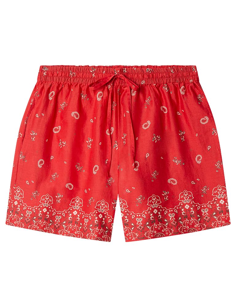 Springfield Cotton Bandana Print Shorts - Bermuda Shorts Mujer
