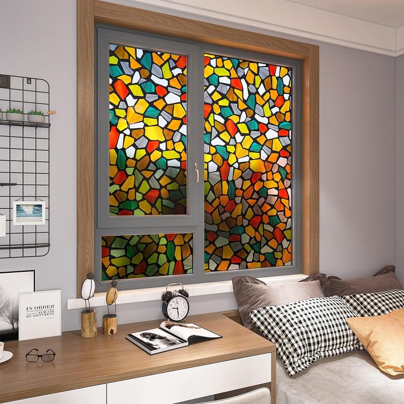 Image of Printed GlassFilm Window Film Window Sticker Glass stickerFor Privacy, Sun Control, Decor for Home, Office & Bathroom (24 Inch X 84 Inch)