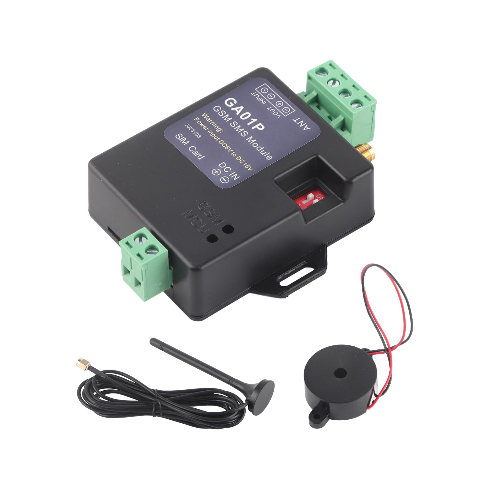 GA01P GSM Mini Smart Remote Avviso di interruzione di corrente ABS Plastica SMS Chiamata Allarme Sicurezza per Home Hotel Office Store