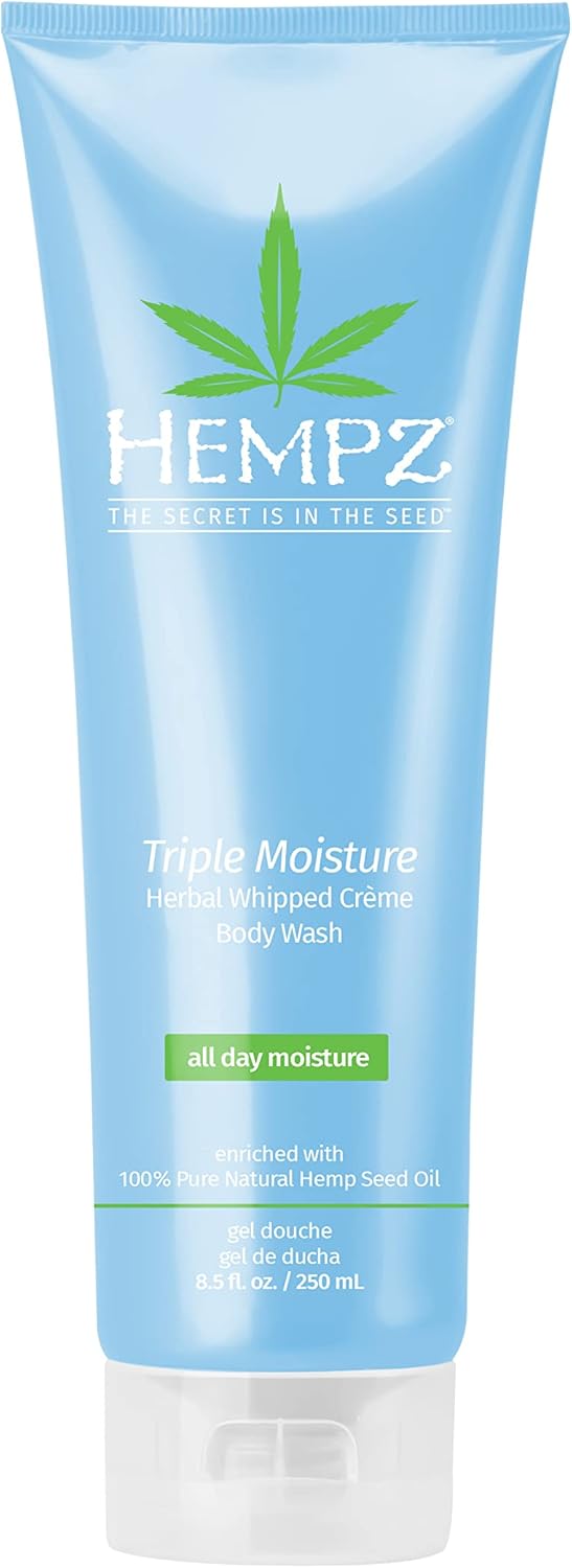 Hempz Triple Moisture Herbal Whipped Creme Body Wash 8.5 oz. Scented