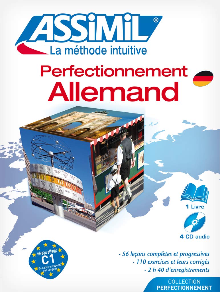 ASSiMiL Deutsch ohne Mühe heute für Ausländer / Assimil Perfectionnement Allemand: Deutschkurs in französischer Sprache, Lehrbuch (Niveau B2 – C1) und ... Allemand CD Pack (Perfezionamenti)