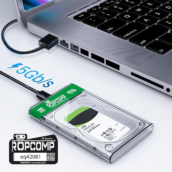 2.5 Sata Harici Harddisk Kutusu Şeffaf (USB 3.0)