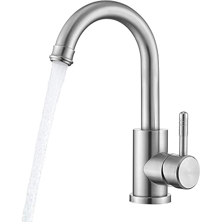 Amazon Bellecto 洗面蛇口 蛇口 シャワー 混合栓 キッチン蛇口 キッチン水栓 蛇口 節水 浴室用水栓 洗面水栓 シングルレバー混合 水栓 洗面ボウル おしゃれ ワンホール 万能水栓 立水栓 エコハンドル 泡沫水流 シャワー水流 洗面360 回転 水道 蛇口 洗面所の蛇口 洗髪用