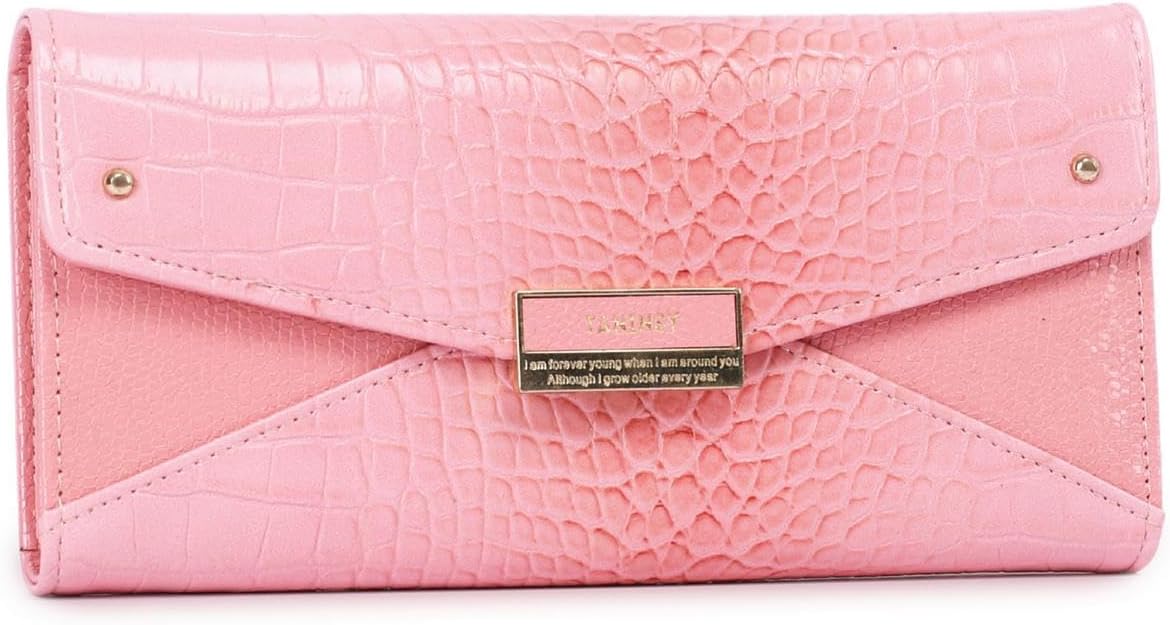 Women Wallet Large, Bifold Wallets for Women, PU Leather, Animal Print, Card Slots and Coin Compartments