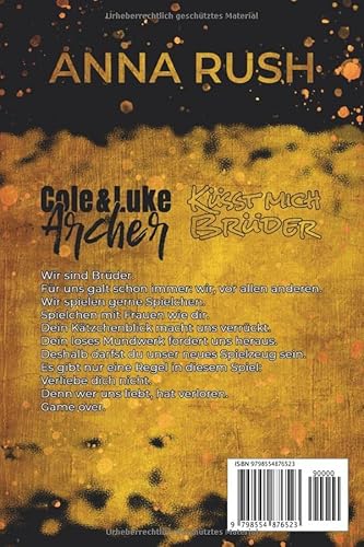 The Story Of Cole & Luke Archer - Küsst Mich Brüder (Bad Boys In Love) (German Edition) #TOP1