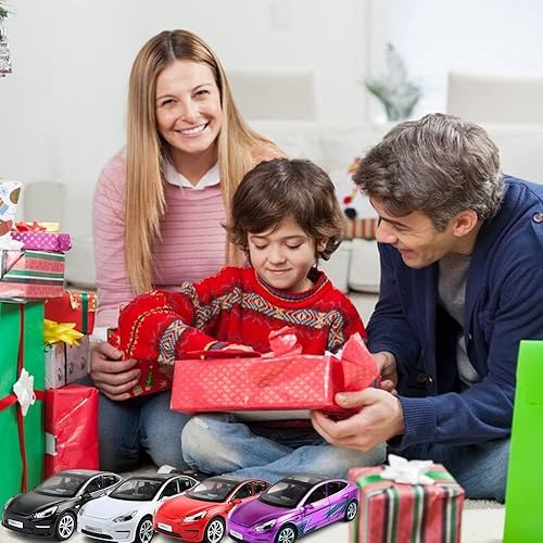 Miniatura 32 de Vehículos de juguete fundidos a presión a escala 1:24 modelo X de aleación para niños, juguete de juguete de automóvil, juguete de aleación con 1:24