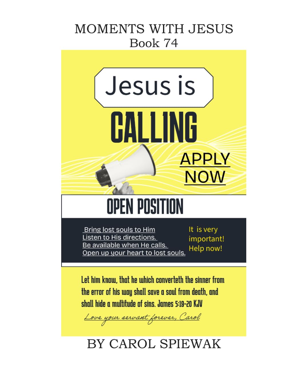 Moments With Jesus Book 74 (Moments with Jesus: a daily devotional)